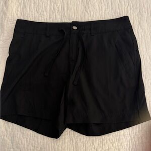 Magellan Women’s Black Hiking Fishing Outdoor Drawstring Boy Shorts Size Large